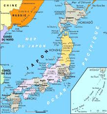 Carte du Japon