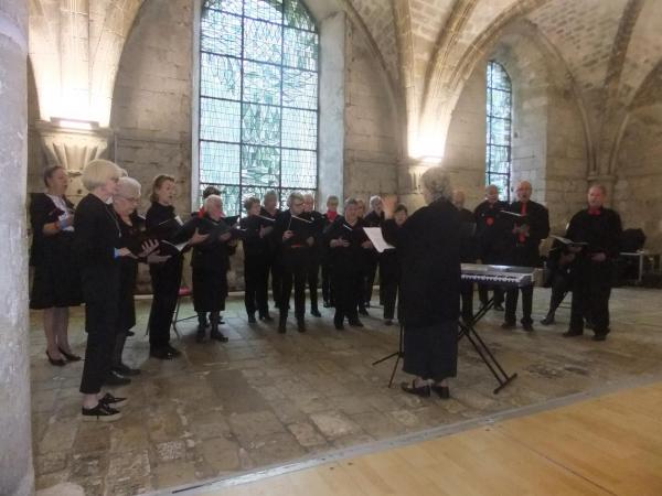 Lors du Concert en  l'Abbaye de Vaucelles en 2022